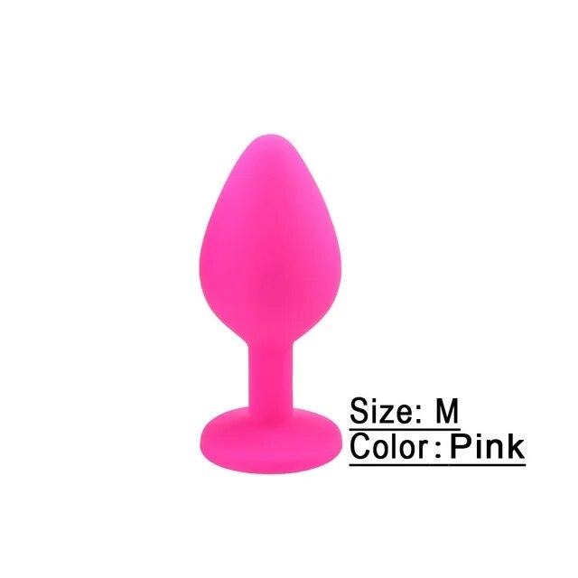 Silicone Anal Plug Unisex Sex Stopper Adult Sex Toys Men/Women Prostate Massager Anal Trainer Butt Plugs for Couples/Gay