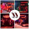 X-STYLE Side Marker, LED 24V, Red, Hi/Lo 16 LED for Trucks, Car Width Light,