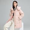 Cotton clothes women's medium and long winter new loose large size thickened bread clothes women's cotton clothes fashion coat