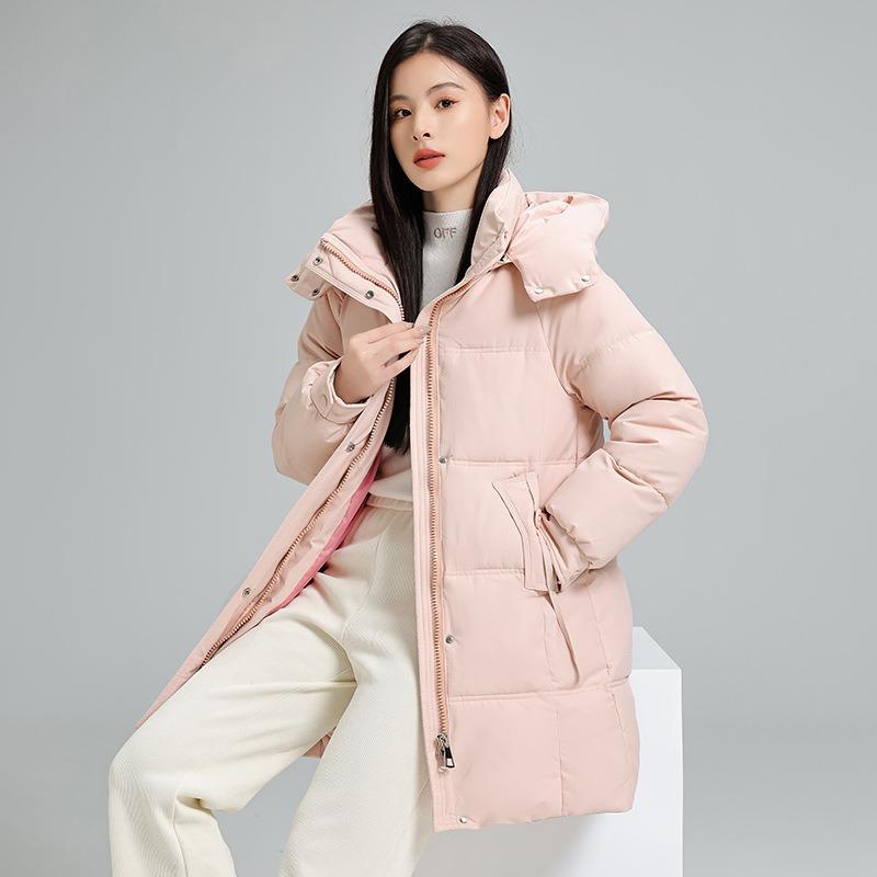 Cotton clothes women's medium and long winter new loose large size thickened bread clothes women's cotton clothes fashion coat
