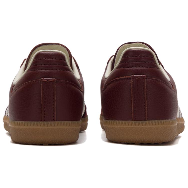 Adidas Originals Samba Og Synthetic Leather Comfortable Versatile Durable Breathable Low-Top Sneakers Unisex Sneakers Brown JR0892