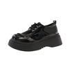 British Style Thick-soled Heightening Small Leather Shoes for Women 2025 This Year's New Soft-soled Comfortable and Lightweight College Style Lo