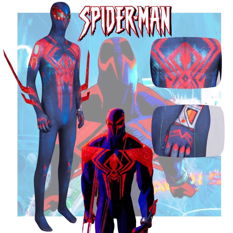 Spider-man 2099 Cosplaypak Polyester en Spandex Mix Ademend en Comfortabel Alle Maten Verkrijgbaar