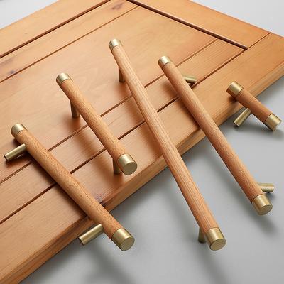 Wooden Furniture Handles Gold Shoe Cabinets Knobs and Handles Brass Copper Kitchen Cupboard Door Pulls Drawer Knob Hardware