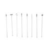 Skull Cocktail Picks Reusable Olive Skewers Martini Garnish Sticks Stainless Steel Toothpicks for Drinks Appetizers Bar