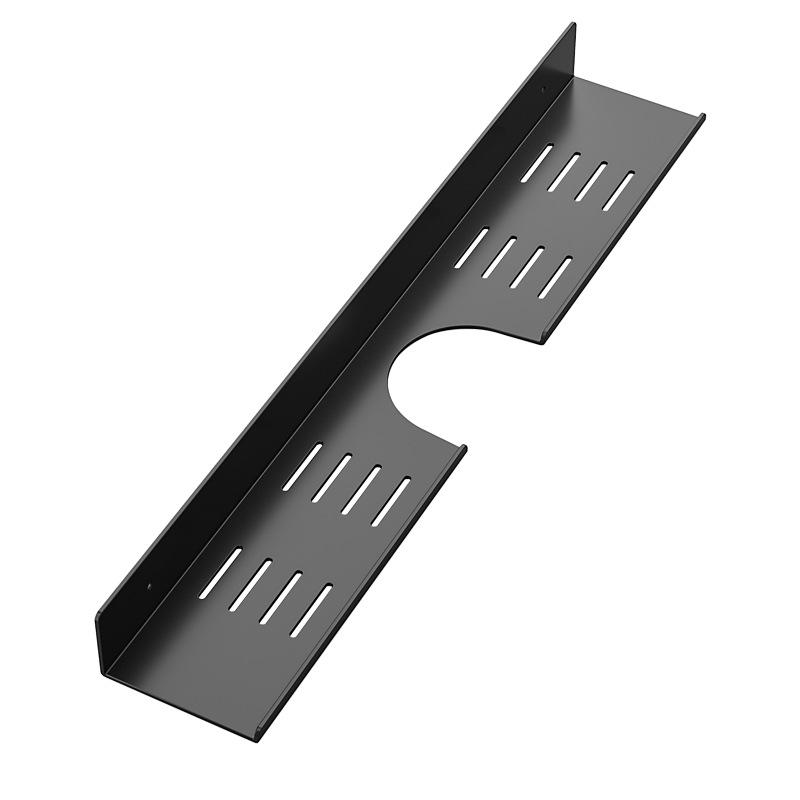 Wall-Mounted No-Drill Bathroom Vanity Shelf with Space for Faucet and Mirror