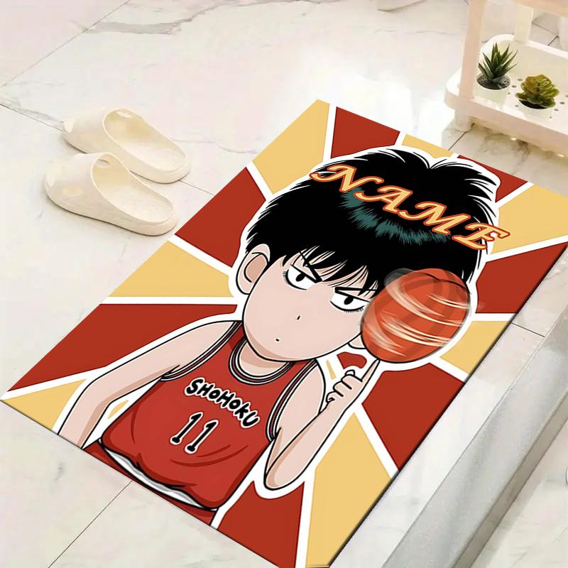 Custom 1Pc Basketball Stars Rug Office Carpet Indoor Outdoor Entrance Doormat Nonslip Soft And Comfortable Living Room D2915325