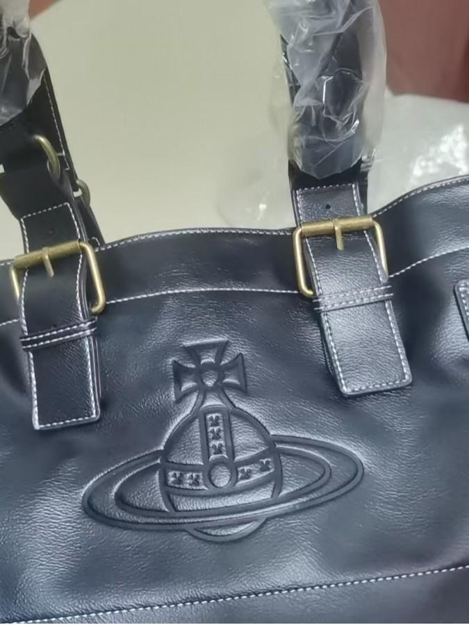 Vintage Rindsleder Litschi-Narben Tragetasche - Retro Unterarmhandtasche mit großer Kapazität