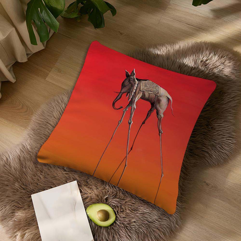 Art Salvador Dali paintings cushion For Bedroom Car Coffee Shop Room Soft and Living Room Sofa Decorative Pillow Cover Case