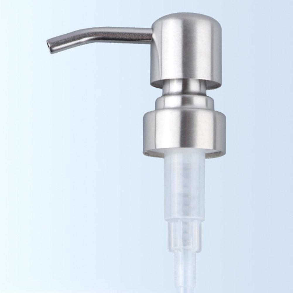 1pcs 304 Stainless Steel Pump Head For DIY Jars Bottles Soap Lotion Dispenser Pump For Liquid Pumps Standard 28 400 Thread Home