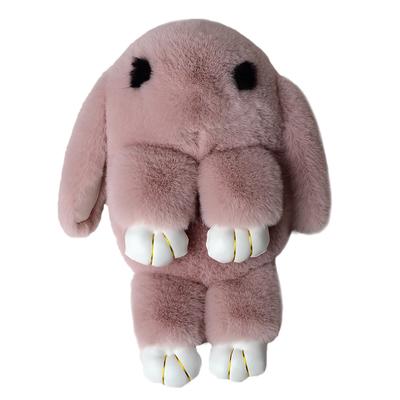 Sac Lapin Mignon Imitation Loutre Lapin Fourrure Sac en Herbe Sac Lapin en Peluche Sac Lapin Chaîne Barre Chaîne Bandoulière