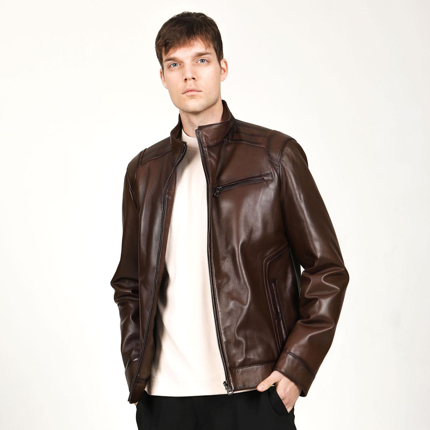 

Натуральная кожа для мужчин, мужское пальто 5XL верблюд