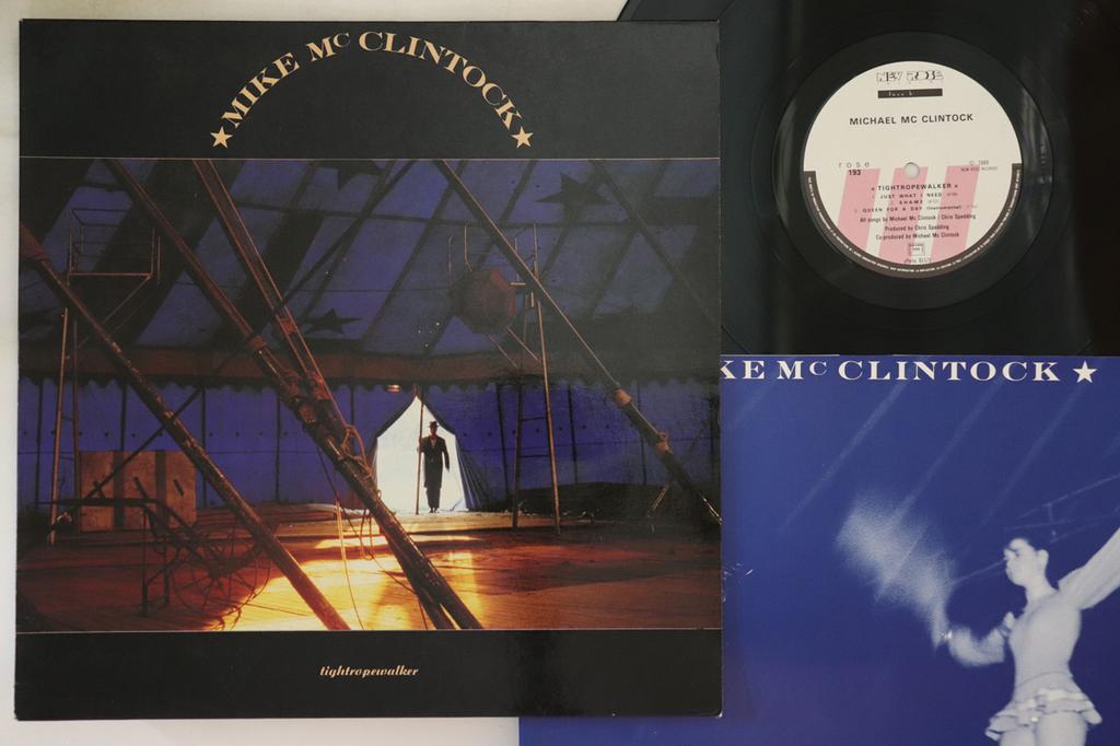 12inch Record MIKE MC CLINTOCK - Tightropewalker ROSE193 NEW ROSE 1989 France Rock Used