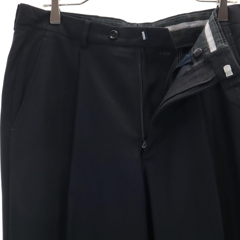 ARMANI COLLEZIONI Herringbone suit Setup 46 black Men's Used