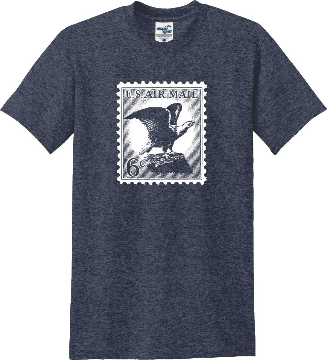 

Post Office Eagle Stamp 6¢ Unisex T shirt (S-5X) S
