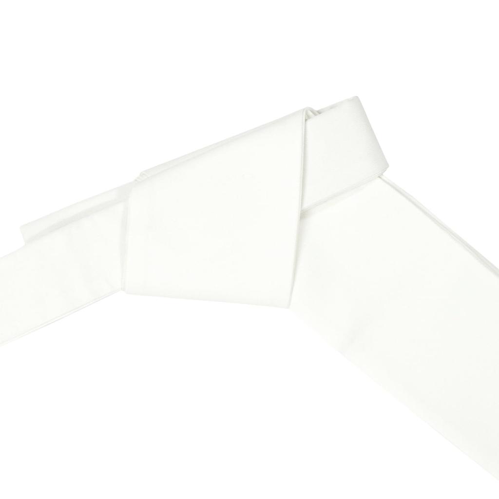 Plain Obi for Yukata and Kimono for Men [KYOETSU] One-touch (white)