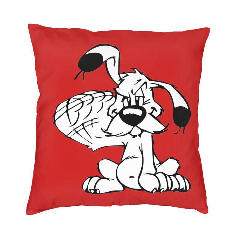 Anime Asterix Obelix Idefix Throw Pillow Covers Decor Home Adventure Comic Dogmatix Sofa Chair Cushion Cover Square Pillowcase