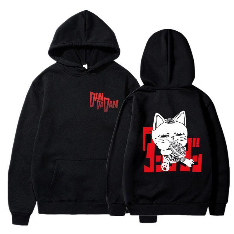 

Японское худи с принтом Dandadan Женское повседневное Харадзюку Хай-стрит Y2K С длинным рукавом Флисовое Осенне-зимнее Пуловер Толстовки 3XL