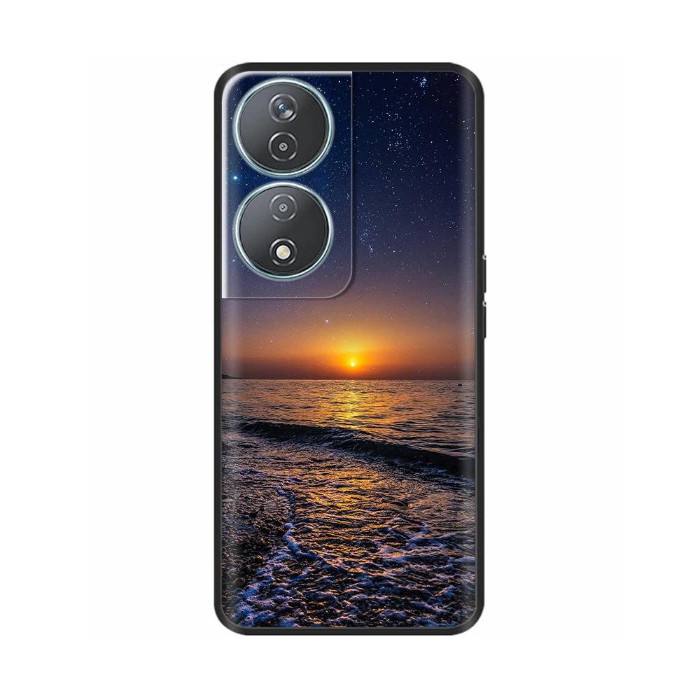 

For Honor X7b Case Painted Cartoon Flower Silicone Funda TPU Soft Cover For Honor X7B 5G Cases For Honor 90 Smart Protective Bag For Honor 90 Smart