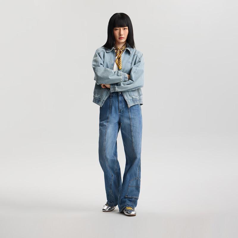 Lee Women's High-Waisted Straight Leg Jeans