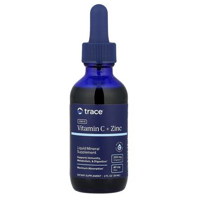 Ionisches Vitamin C + Zink, Flüssiges Mineralstoffpräparat, 59 ml (2 fl oz)