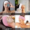 3pc Facial Headband Make Up Wrap Head Terry Cloth(white,black,pink)) - GXCC