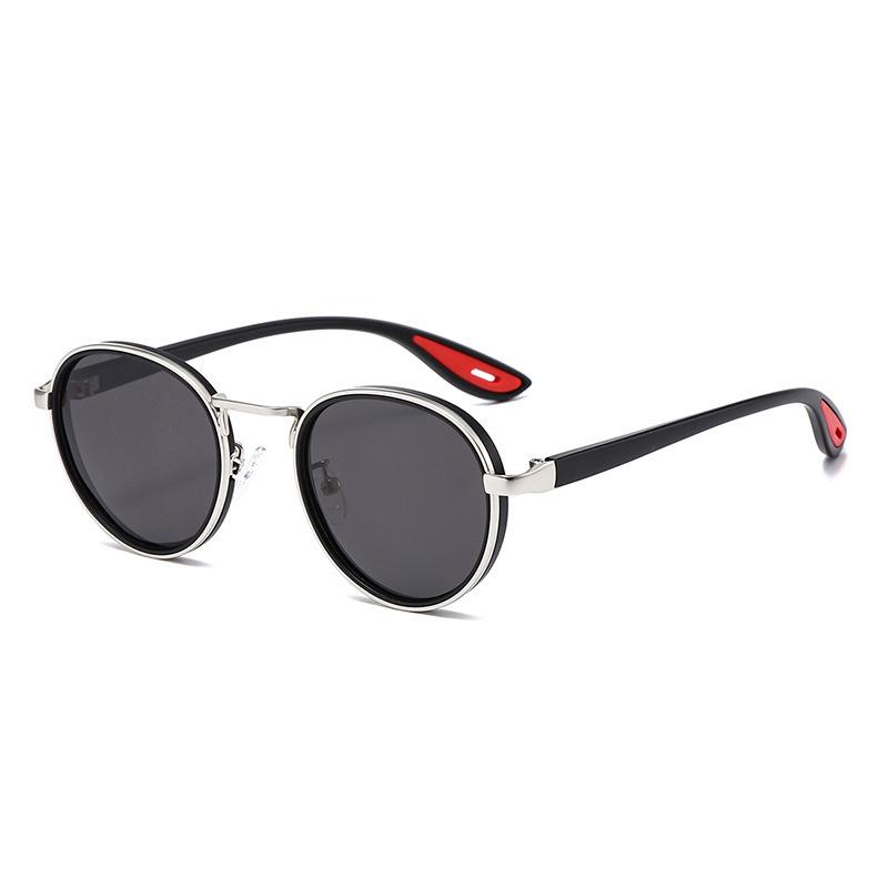 Steampunk Style Sunglasses Women'S Oval Fashion Sunglasses Sunscreen Travel Hip Hop Sunglasses