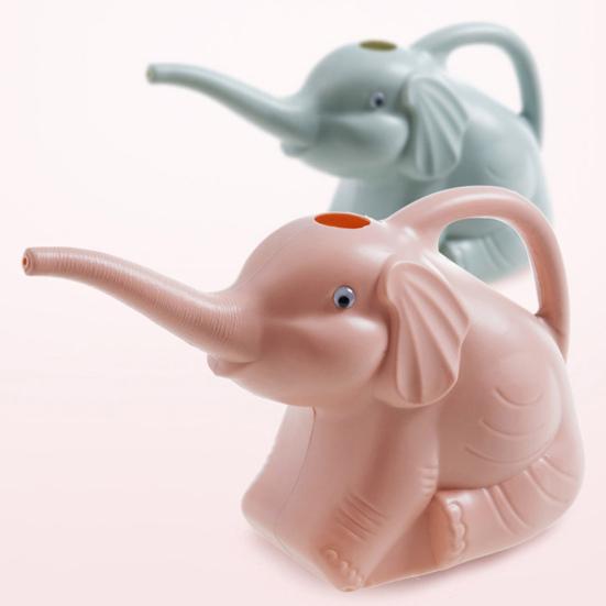 Elephant Watering Can 2L Long Spout Watering Pot Cute Animal Watering Can with Handle for Houseplants Outdoor Potted Plants Home Gardening