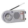 Portable Radio Rechargeable Battery Operated FM AM SW Multi Band Radio with Clock 3W Speaker for Music News Traffic Updates