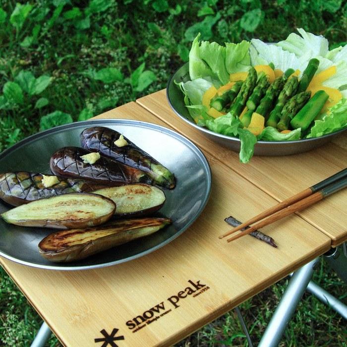Snow Peak My Table Bamboo LV-034TR Brown 450x335x385mm