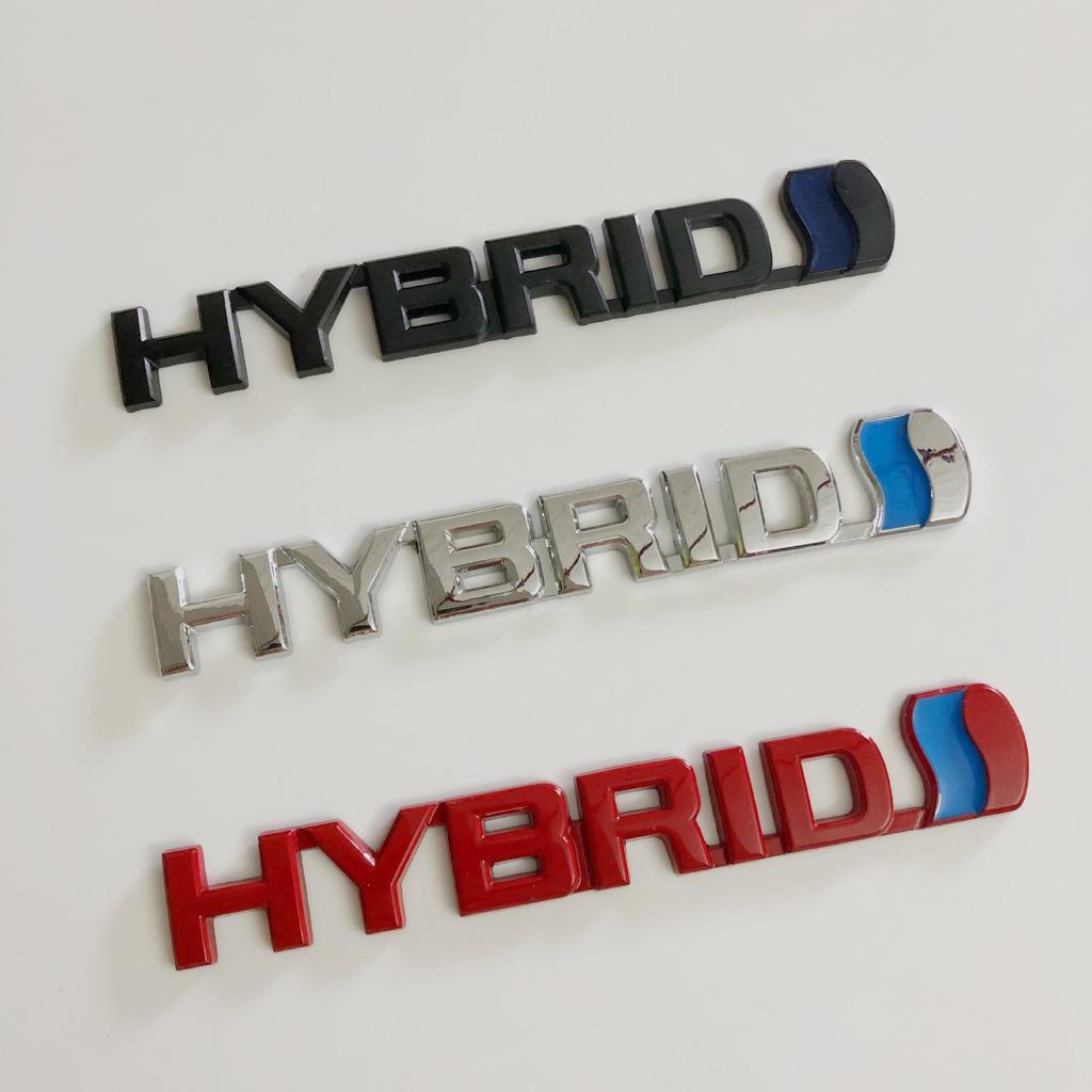 Hybrid Car Tail Metal Sticker for Corolla