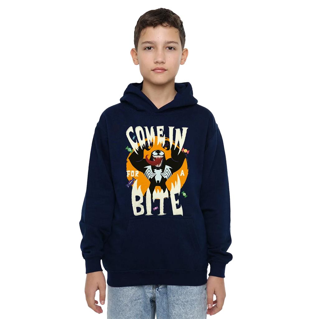 Venom Childrens/Kids Bite Pull Over Hoodie