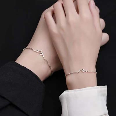 Armbänder im koreanischen Stil Kupfer Damenarmbänder Partnerarmbänder Damen Handkette Herrenarmbänder