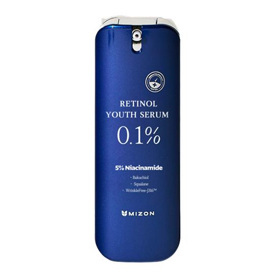 

Mizon 0.1% Retinol Youth Serum 28g – Anti-Aging Retinol Serum for Wrinkle Care & Skin Renewal 28g