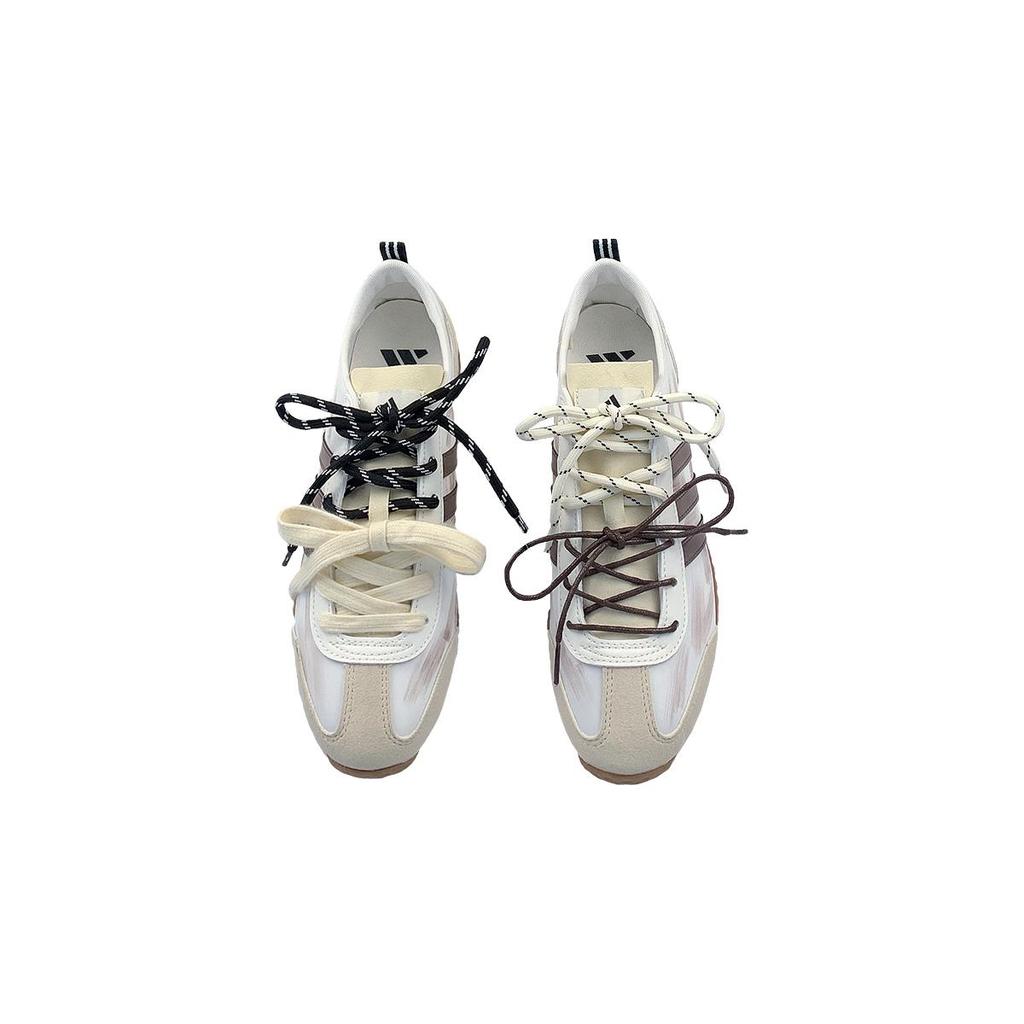 Adidas Neo VS JOG 2.0 Low top Casual Shoes Unisex Beige White Brown JI2436(Team116-VS)