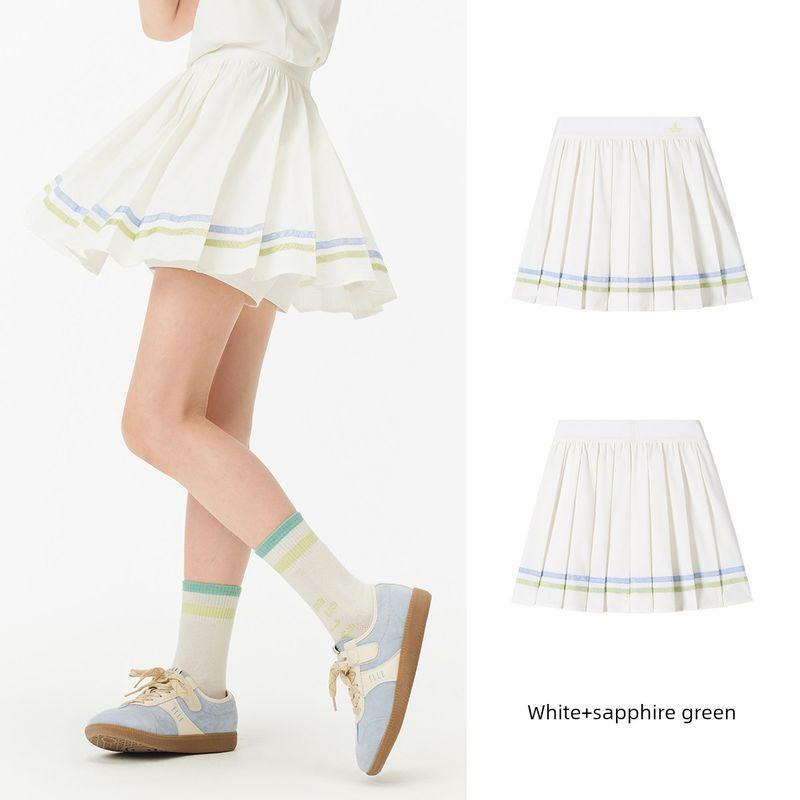 Navigare Italian Small Sailboat Girls' Skirt 2026 Summer New Children's Pleated Skirt Short Skirt
