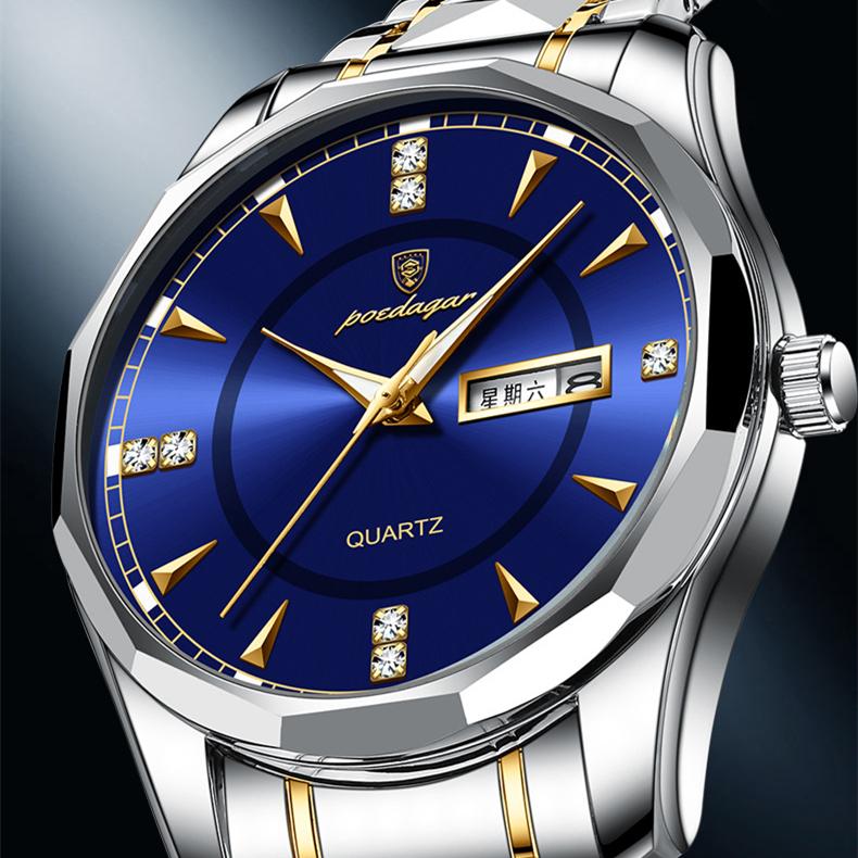 New TOP Brand Luxury Men's Watch With Box Men's Male Waterproof Men's Quartz Watches