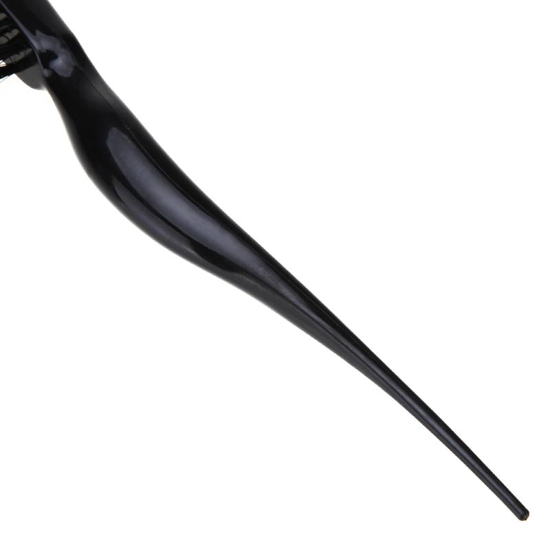 Pro Salon Black Hair Brushes Comb Slim Line Teasing Combing Brush Styling Tools DIY Kit Professional