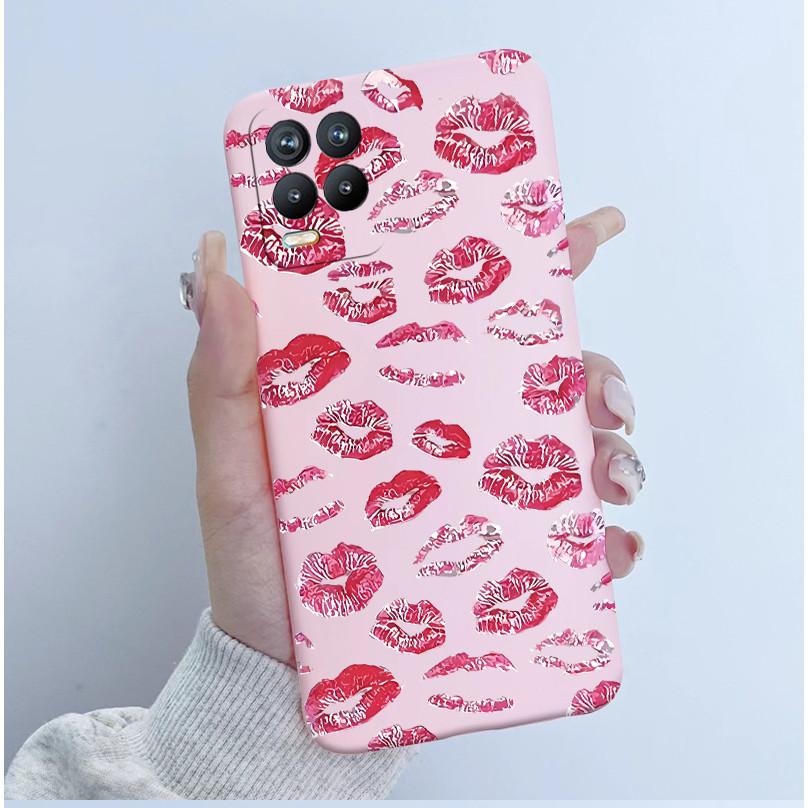 For Realme 8 Pro Case RMX3085 Soft TPU Silicone Cover Cute Cartoon Panda Phone Case For Oppo Realme8 4G 5G RMX3081 RMX3241 Funda