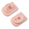 3 Pairs Silicone Ear Model Soft Flexible Simulation Human Ear Model for Piercing Practice Jewelry Display