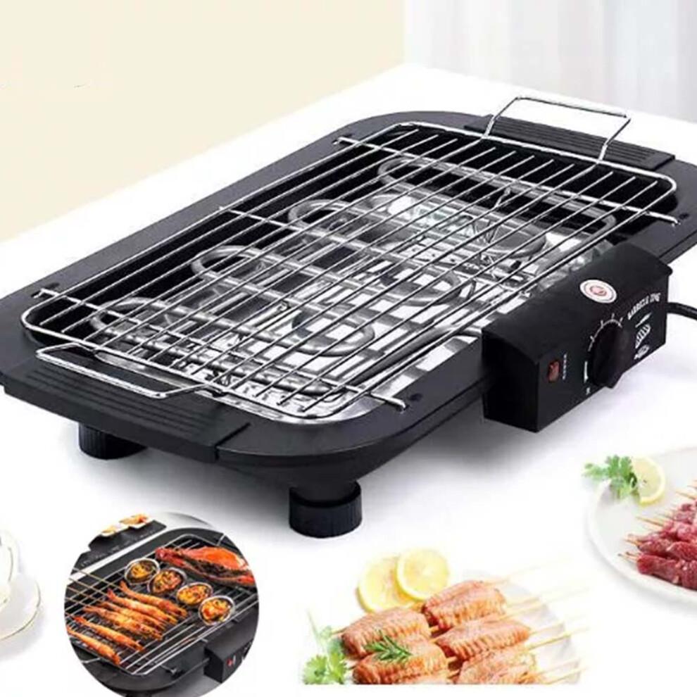 Electric BBQ Grill Table Top Barbecue Griddle Camping Outdoor Indoor