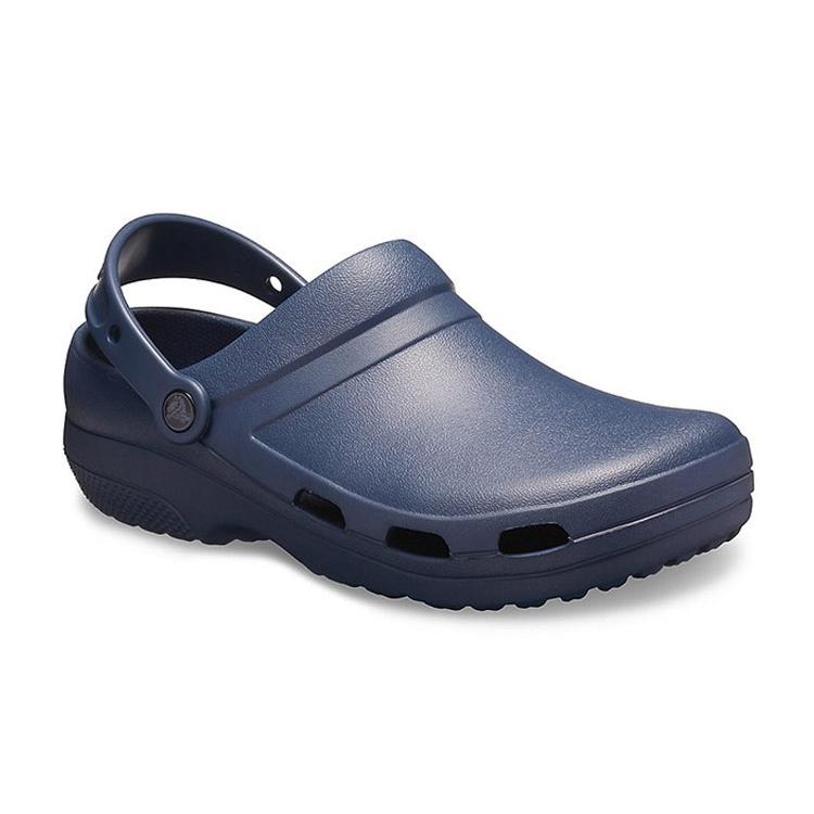 Crocs 2 Flat Deep Blue Sandals 205619-410