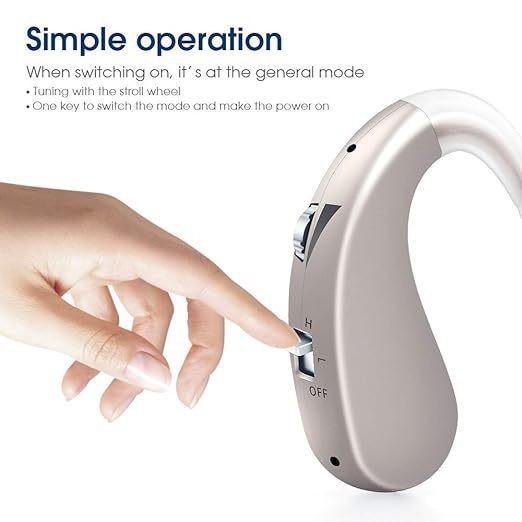 Hearing Aid Elderly Usb Rechargeable Sound Amplifier Noise Reduction Hanging Ear