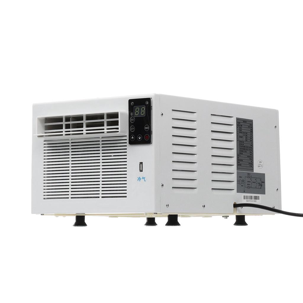 1100W 24-hour Timer Air Conditioner Cold/Heat Remote Control  LED Control Panel Desktop for Home Air Conditioner
