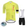Mens Cycling Jersey Set Breathable Short Sleeve Road Mountain Bike Apparel Sportswear