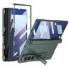 Case for Samsung Z FOLD 7 Magnetic Protective Case Integrated Shell and Membrane Tough Shell Full Coverage With Holder Plain