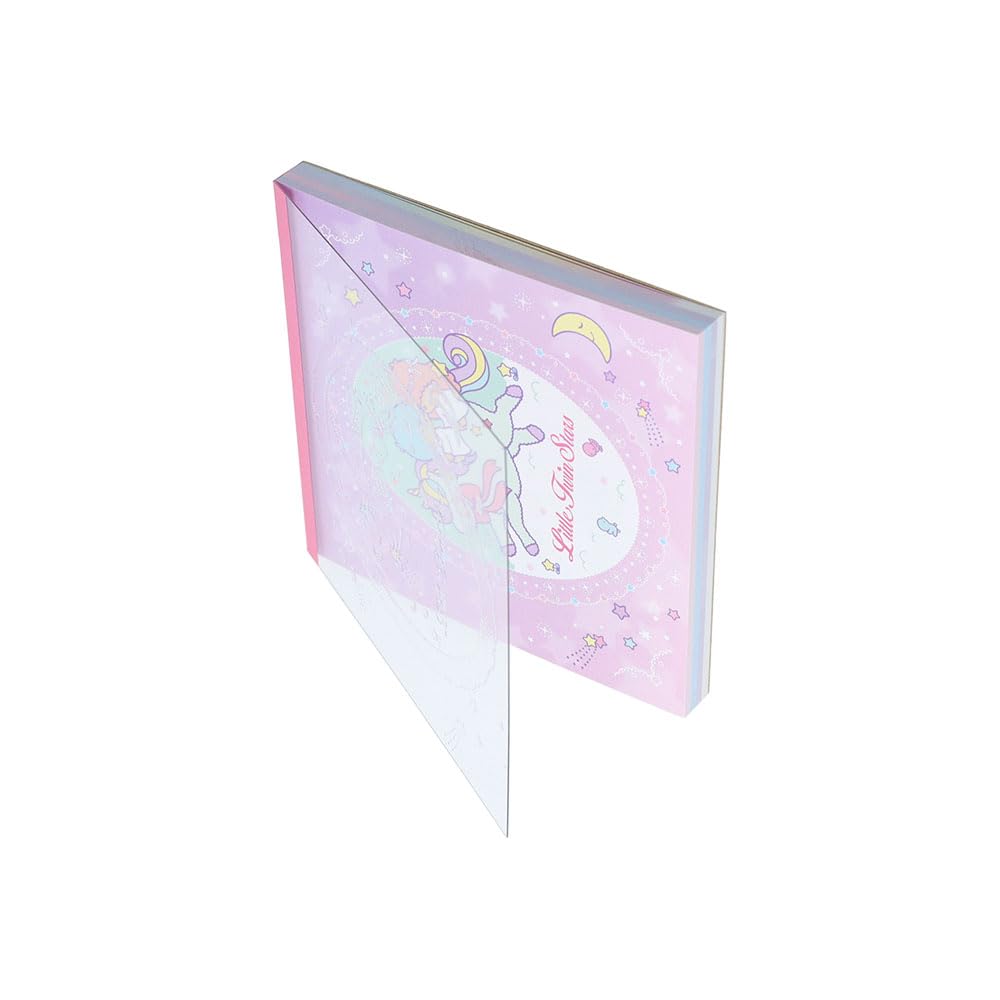 Stationery Sanrio Characters Little Twin Stars Square Memo S2849232 Sun-Star Pad, Lavender,