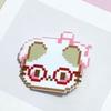 5Pcs Girl Hairpins Pixel Cat Funny Expression Design Non-Slip Clips Broken Hair Bangs Hair Pins Lightweight Hair Accessories