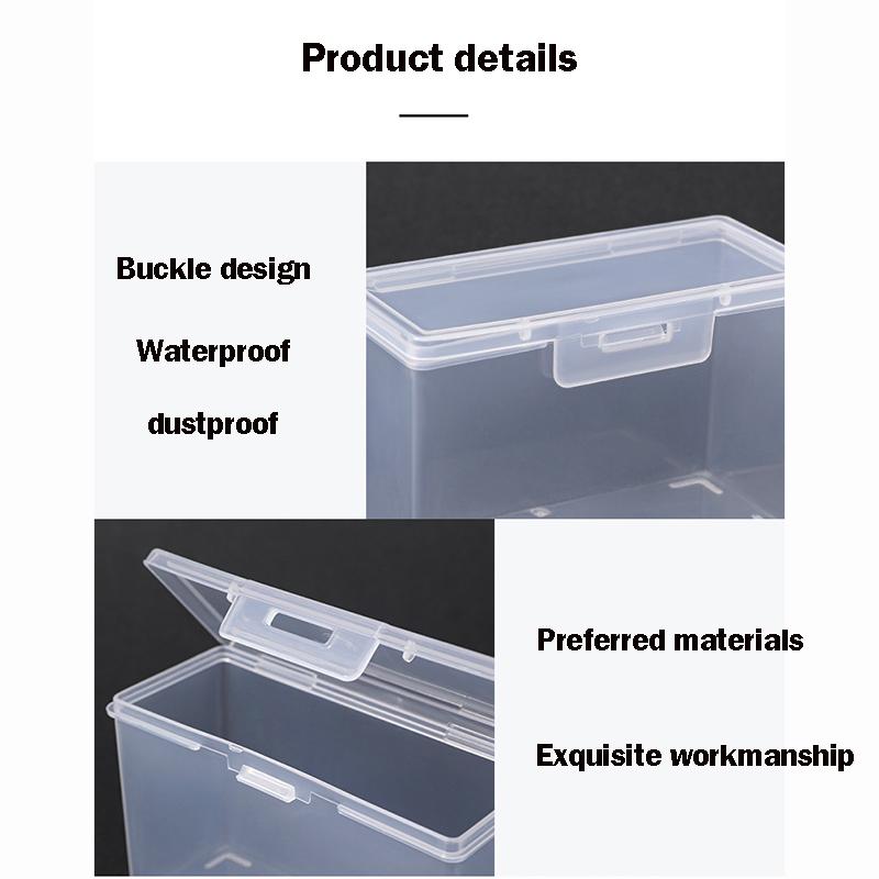 Cutii din plastic transparent Carti de joc Container PP Cutie de depozitare Ambalare Cutie de carti de joc de poker pentru jocuri de societate