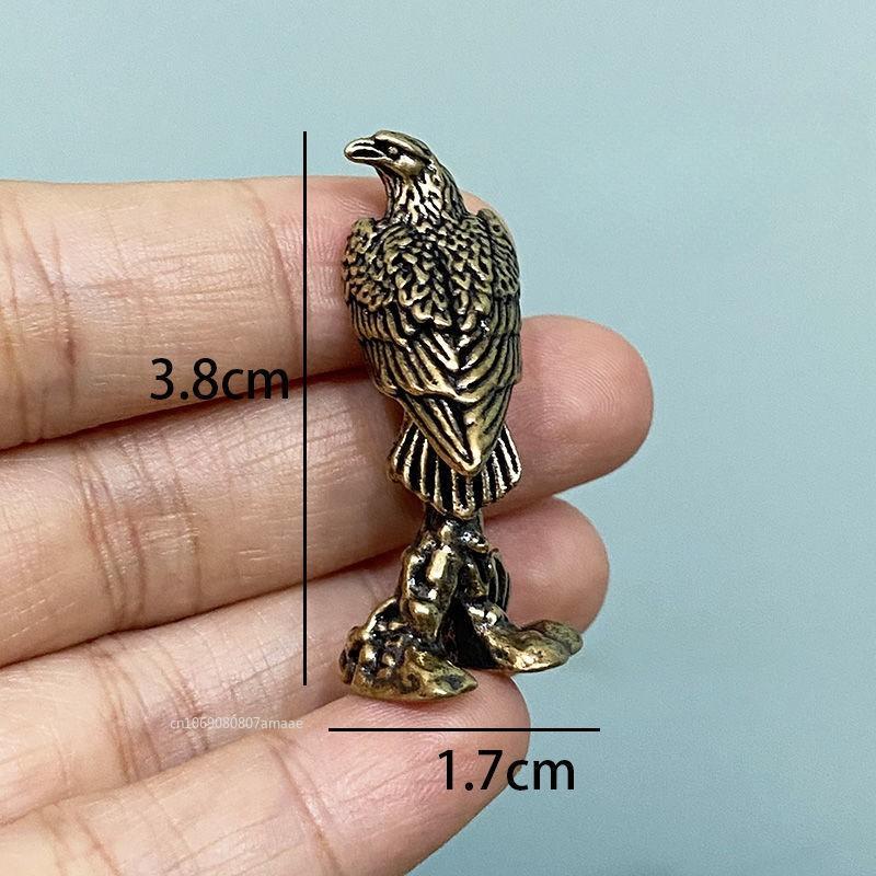 Handgefertigter Adler Schmuck Vintage Kupfer Vogel Figur Skulptur Handgefertigtes Handwerk Mini Heim Büro Schreibtisch Tier Dekoration